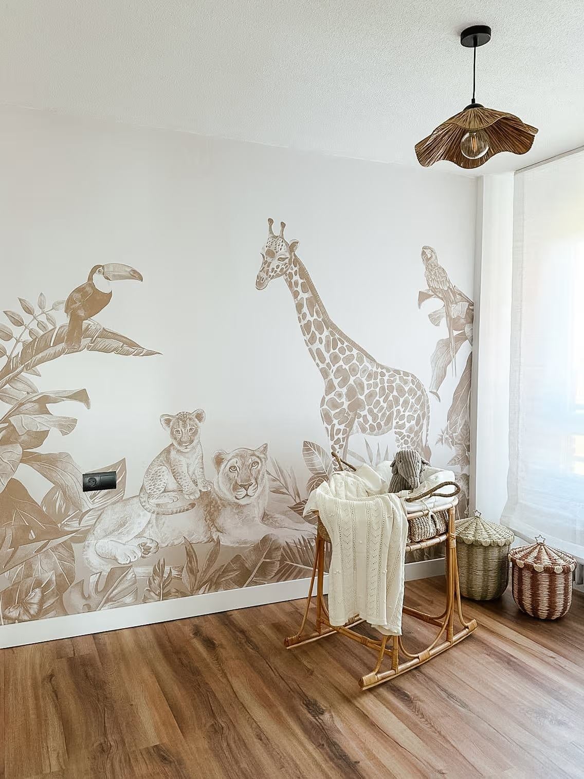 Kinderkamer behang bekijken met een behangstaal